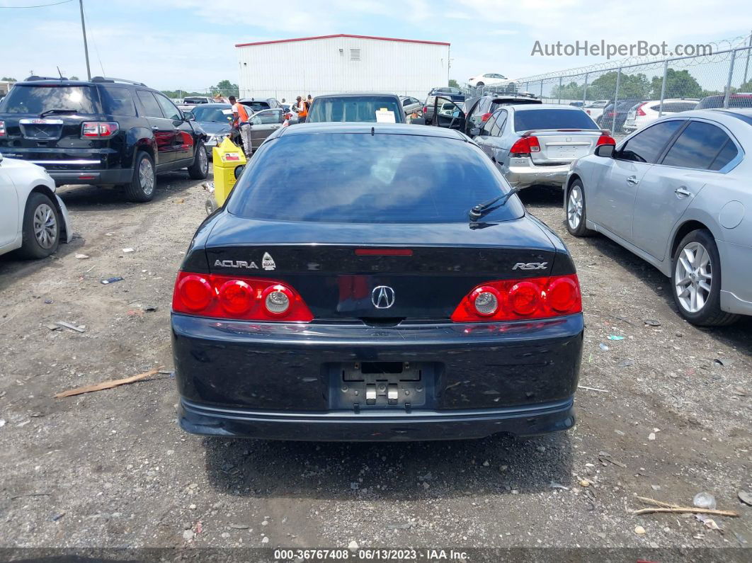 2006 Acura Rsx   Black vin: JH4DC548X6S015073