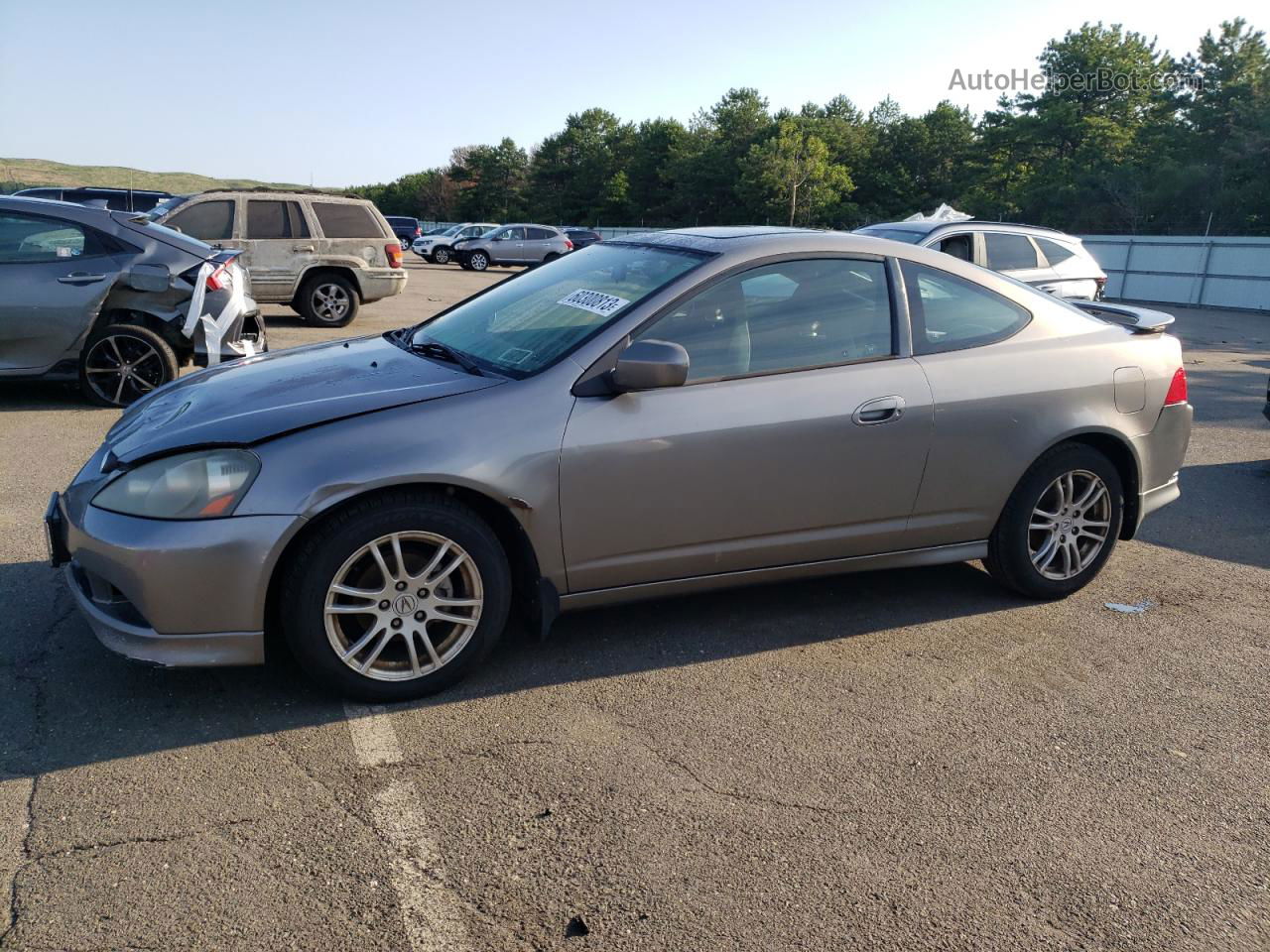 2006 Acura Rsx  Gray vin: JH4DC548X6S020953