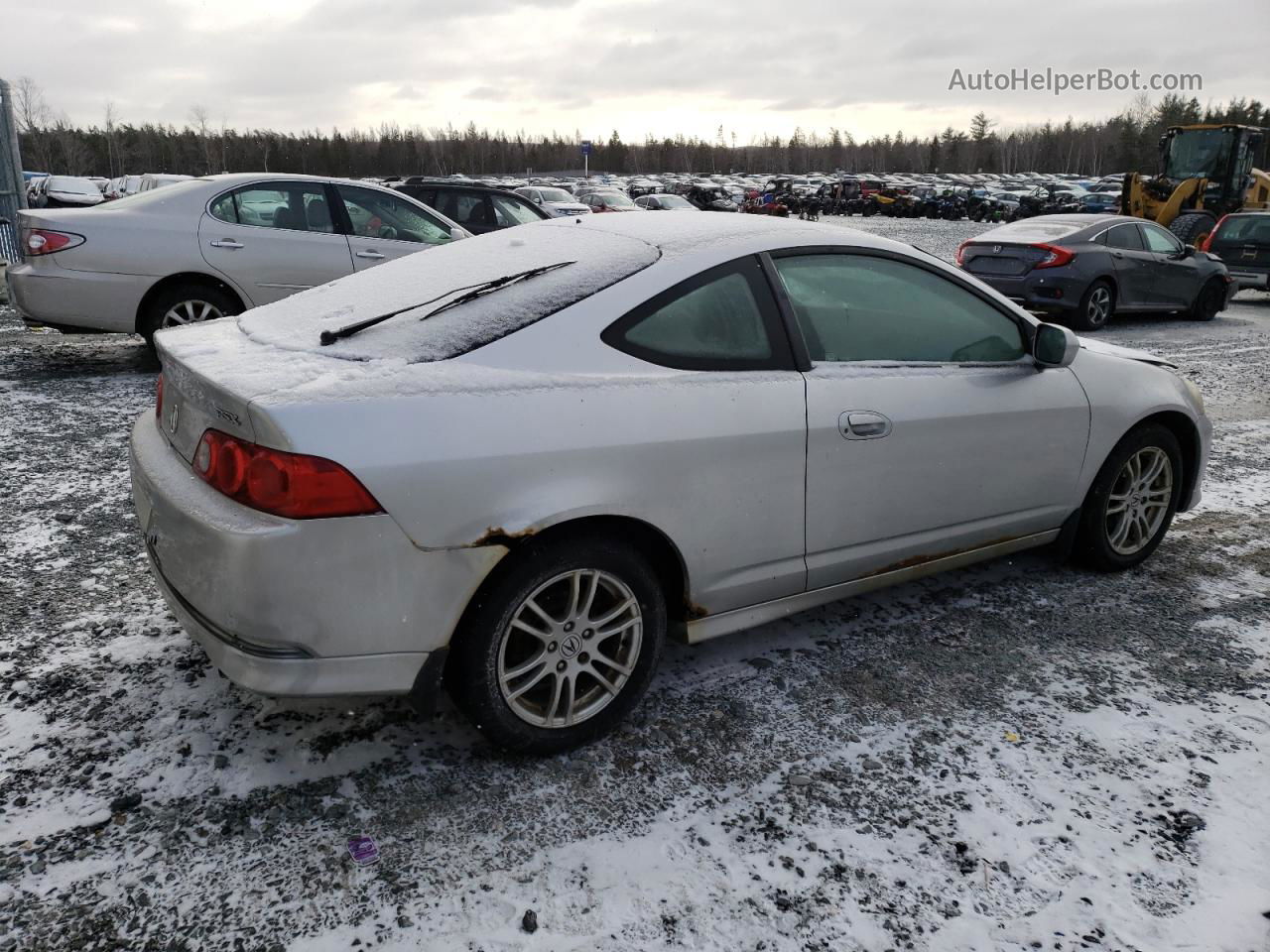 2006 Acura Rsx  Silver vin: JH4DC548X6S801181