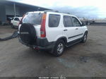 2004 Honda Cr-v Lx White vin: JHLRD68404C008001