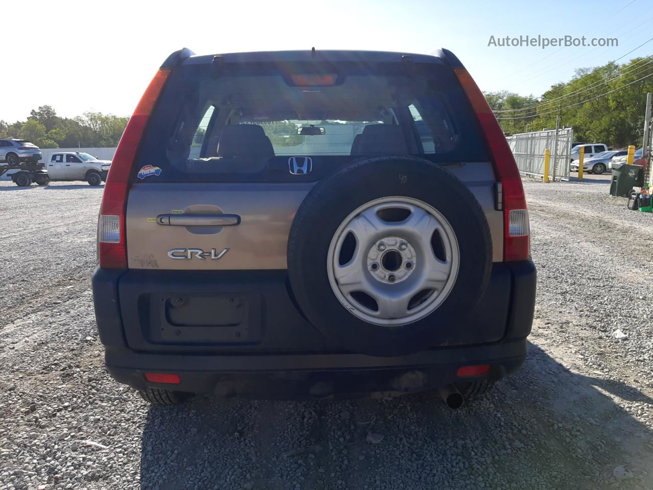 2004 Honda Cr-v Lx Tan vin: JHLRD68414C023588