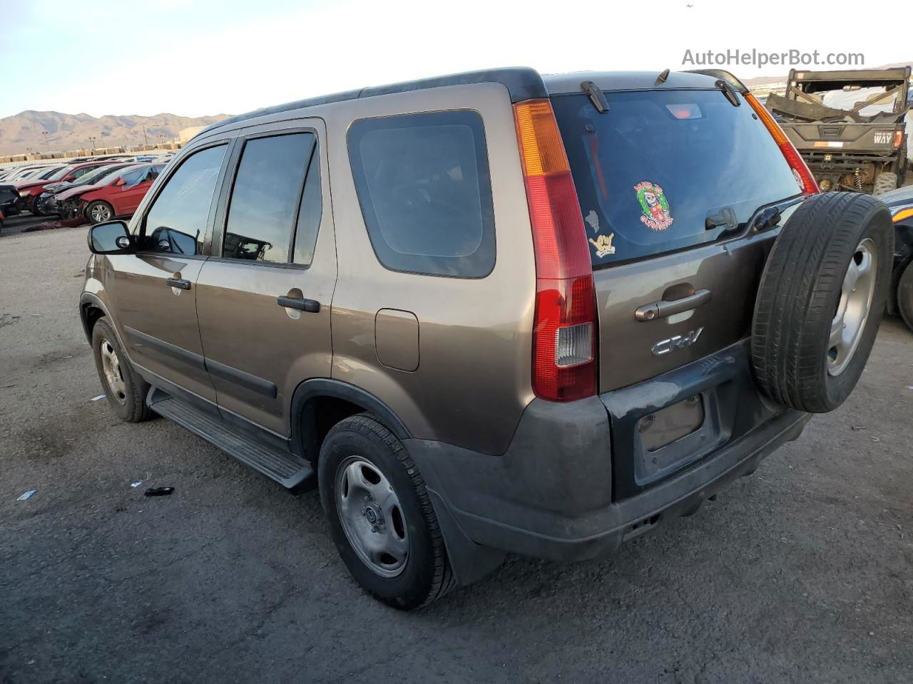 2004 Honda Cr-v Lx Brown vin: JHLRD68464C006950