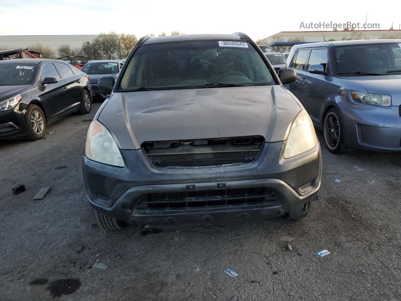 2004 Honda Cr-v Lx Brown vin: JHLRD68464C006950