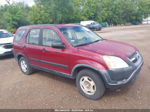 2004 Honda Cr-v Lx Maroon vin: JHLRD68464C017396