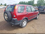 2004 Honda Cr-v Lx Maroon vin: JHLRD68464C017396