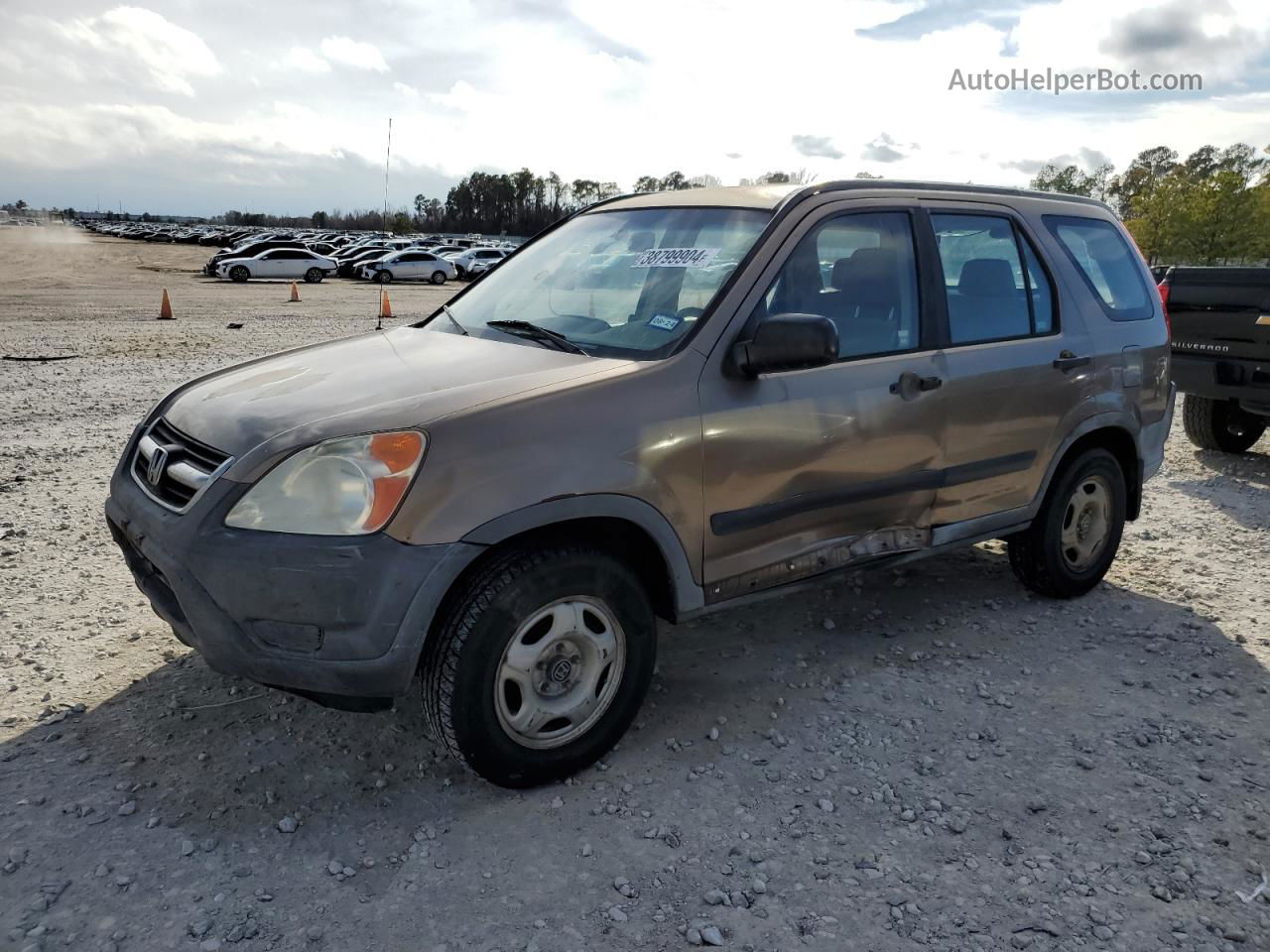 2004 Honda Cr-v Lx Желто-коричневый vin: JHLRD68464C021934