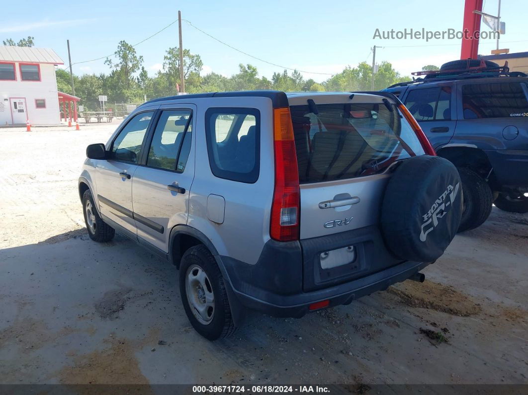 2004 Honda Cr-v Lx Silver vin: JHLRD68474C015799