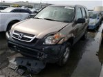 2004 Honda Cr-v Lx Brown vin: JHLRD684X4C012413