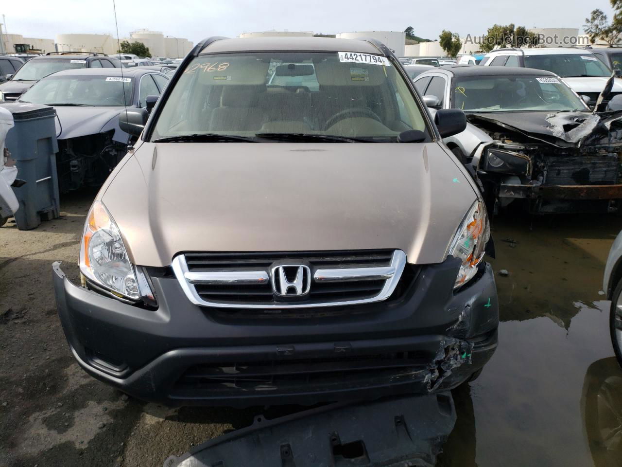 2004 Honda Cr-v Lx Коричневый vin: JHLRD684X4C012413