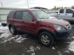 2004 Honda Cr-v Ex Burgundy vin: JHLRD77864C015318