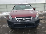 2004 Honda Cr-v Ex Burgundy vin: JHLRD77864C015318