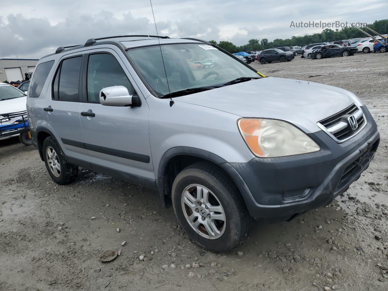 2004 Honda Cr-v Ex Silver vin: JHLRD77894C036549