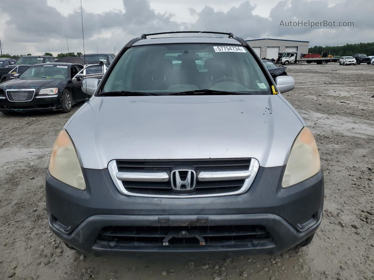 2004 Honda Cr-v Ex Silver vin: JHLRD77894C036549