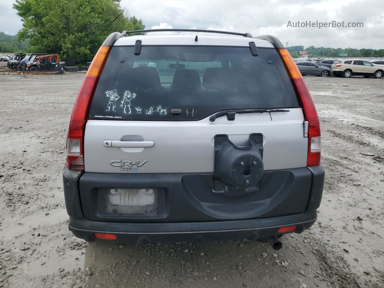 2004 Honda Cr-v Ex Silver vin: JHLRD77894C036549