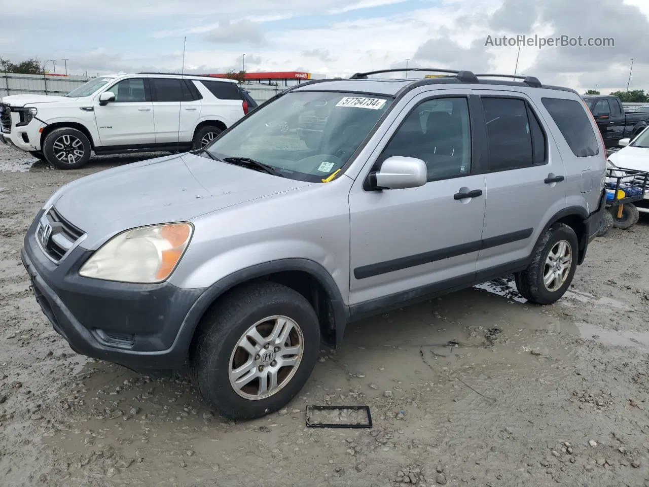 2004 Honda Cr-v Ex Silver vin: JHLRD77894C036549