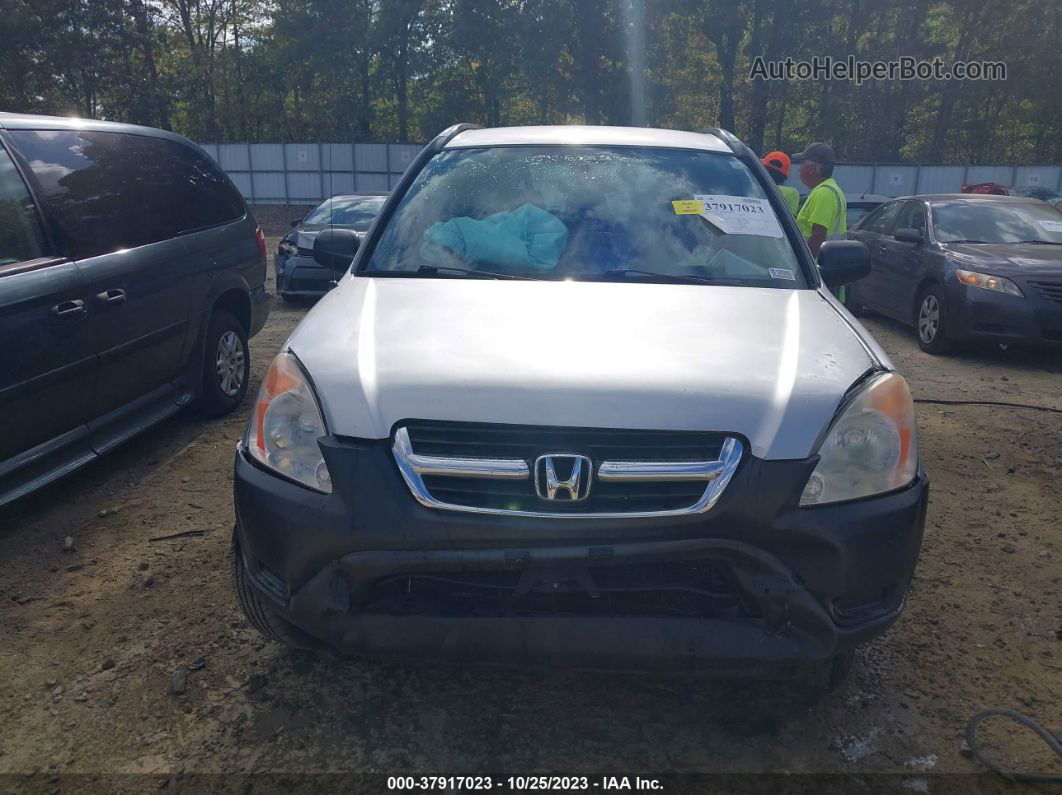 2004 Honda Cr-v Lx Silver vin: JHLRD78404C032403