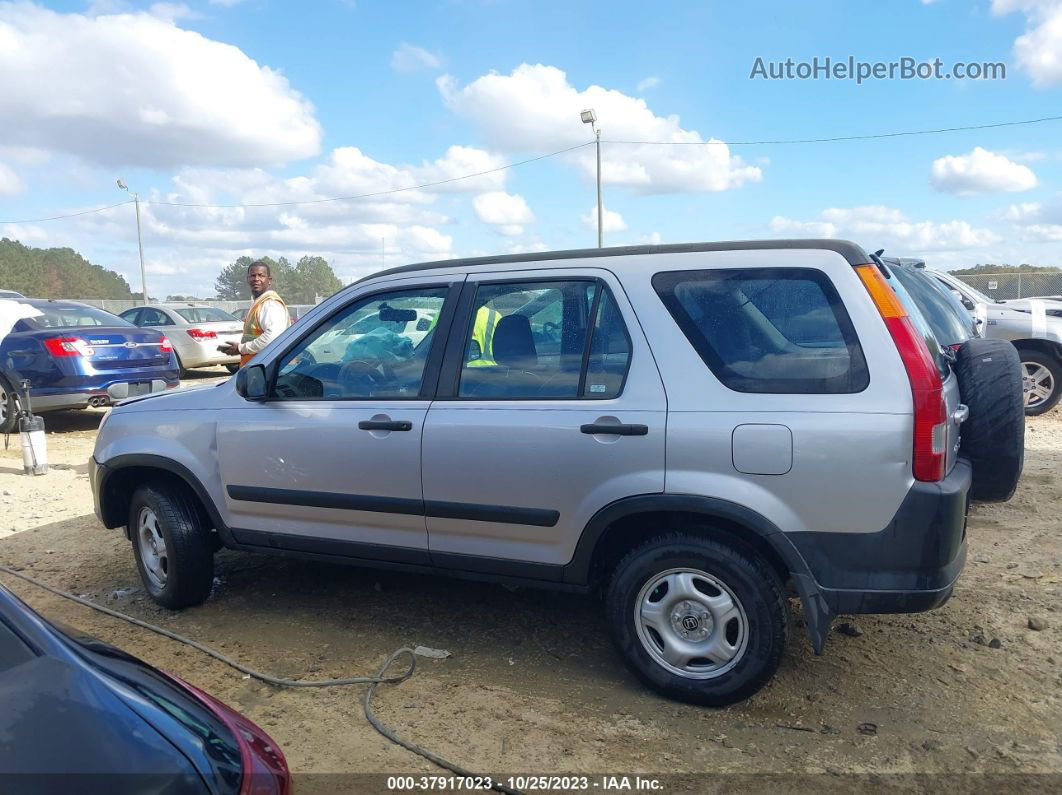 2004 Honda Cr-v Lx Silver vin: JHLRD78404C032403