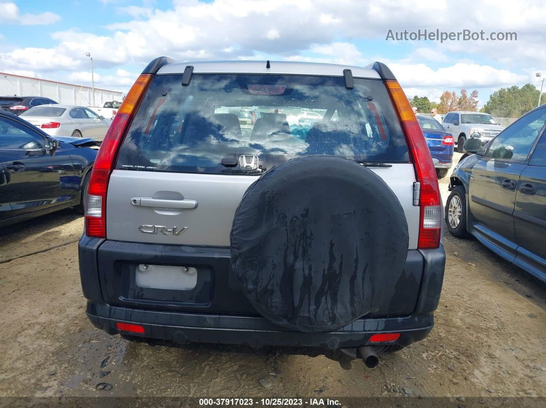 2004 Honda Cr-v Lx Silver vin: JHLRD78404C032403