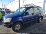 2004 Honda Cr-v Lx Blue vin: JHLRD78424C026151