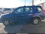 2004 Honda Cr-v Lx Blue vin: JHLRD78424C026151