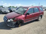 2004 Honda Cr-v Lx Red vin: JHLRD78434C023985