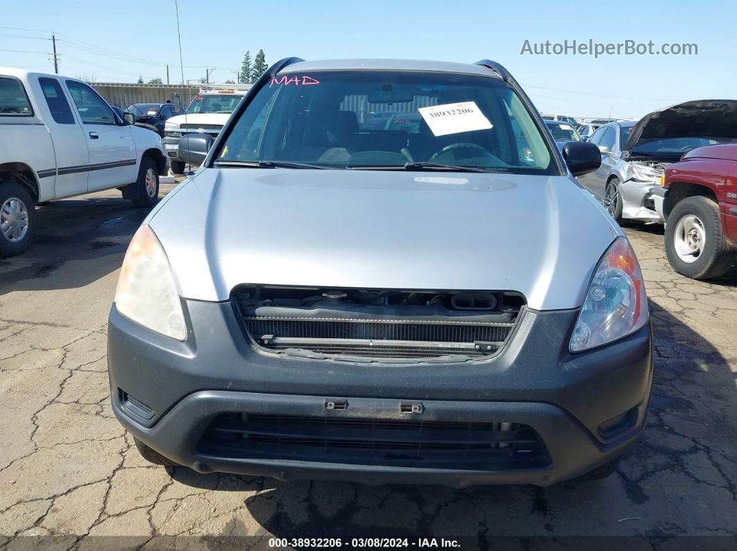 2004 Honda Cr-v Lx Silver vin: JHLRD78434C034372