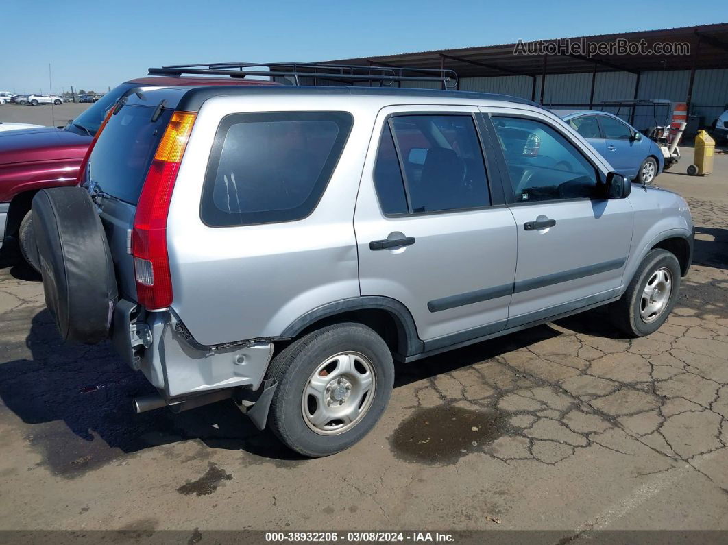 2004 Honda Cr-v Lx Silver vin: JHLRD78434C034372