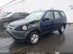 2004 Honda Cr-v Lx Blue vin: JHLRD78434C039619