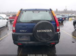 2004 Honda Cr-v Lx Blue vin: JHLRD78434C039619