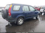 2004 Honda Cr-v Lx Blue vin: JHLRD78434C039619