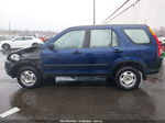 2004 Honda Cr-v Lx Blue vin: JHLRD78434C039619