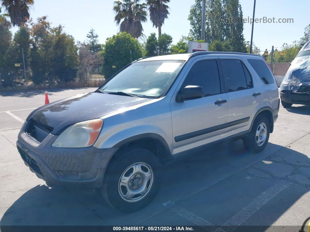 2004 Honda Cr-v Lx Silver vin: JHLRD78444C003731