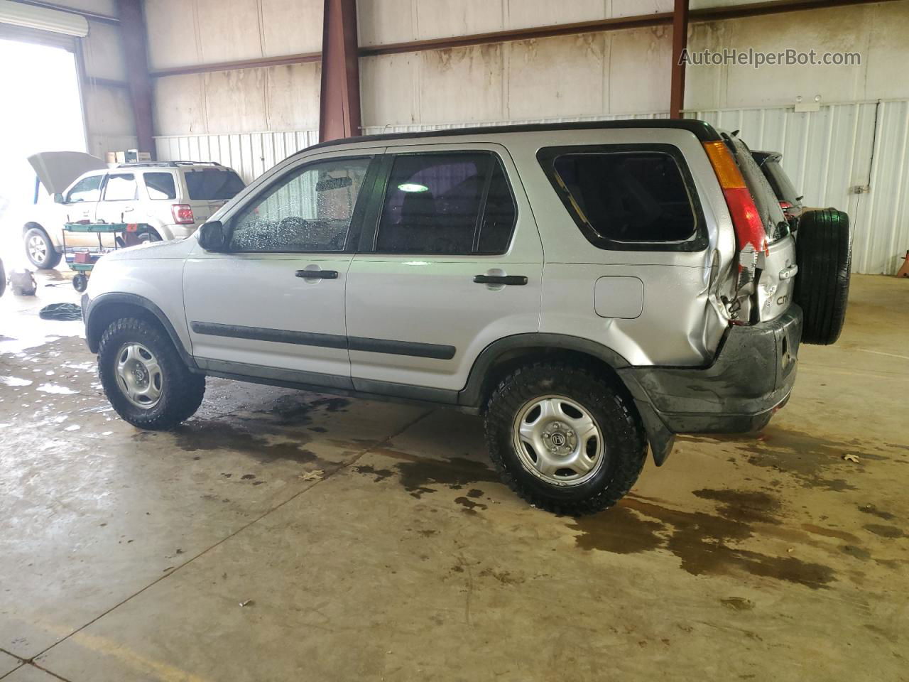 2004 Honda Cr-v Lx Silver vin: JHLRD78494C000162