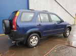 2004 Honda Cr-v Lx Blue vin: JHLRD78494C029869