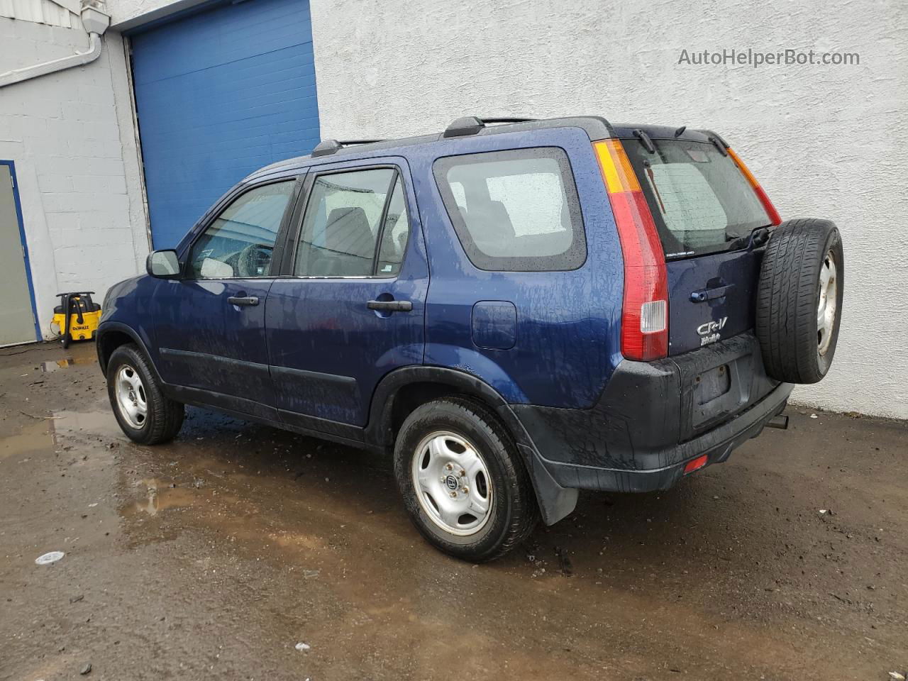 2004 Honda Cr-v Lx Blue vin: JHLRD78494C029869