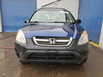 2004 Honda Cr-v Lx Blue vin: JHLRD78494C029869