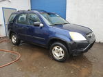 2004 Honda Cr-v Lx Blue vin: JHLRD78494C029869