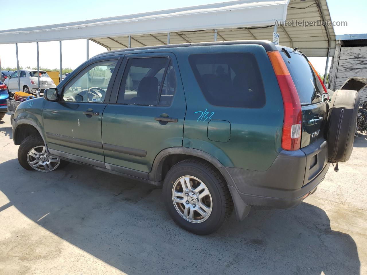 2004 Honda Cr-v Ex Зеленый vin: JHLRD78804C025213