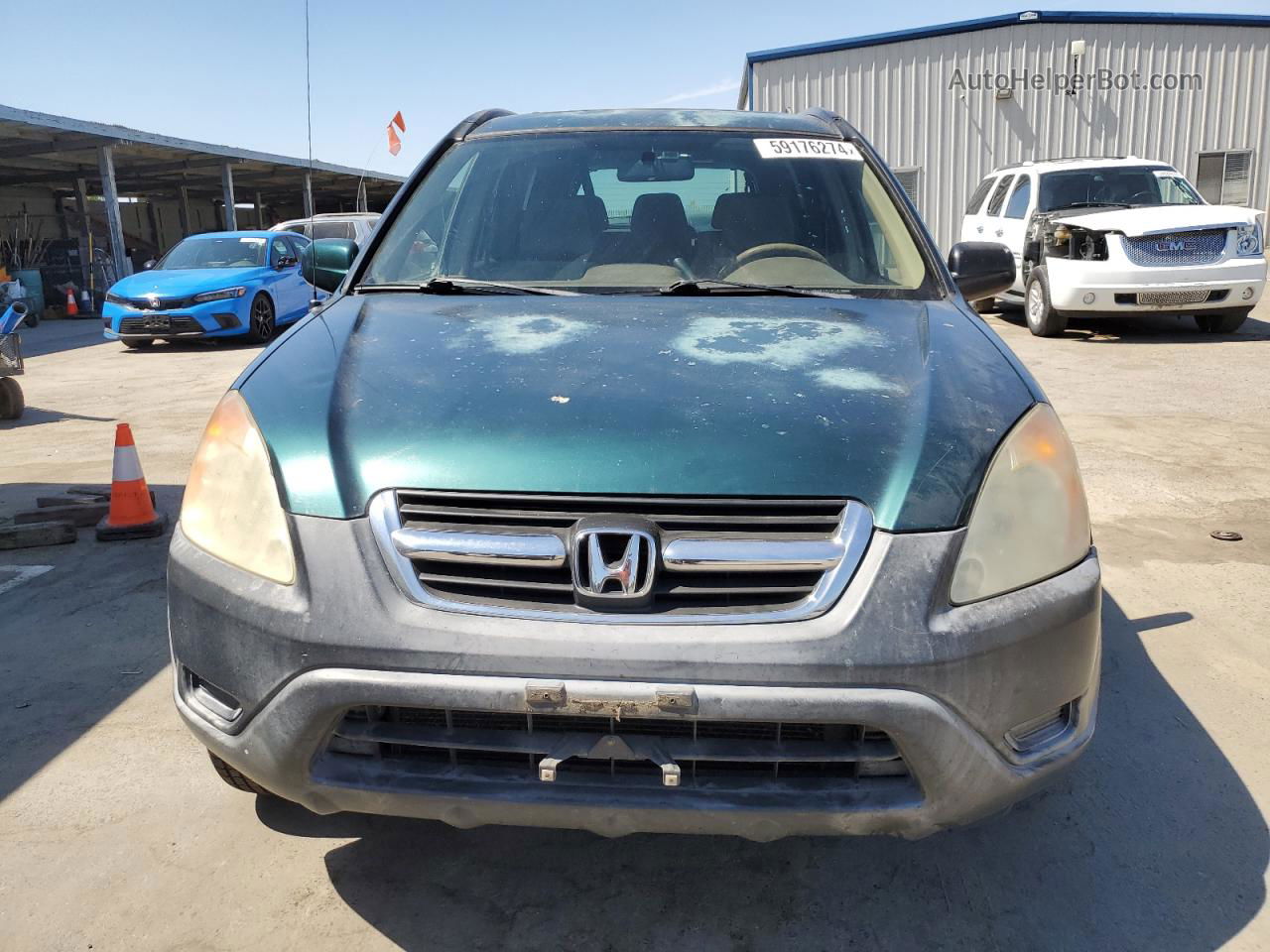 2004 Honda Cr-v Ex Зеленый vin: JHLRD78804C025213