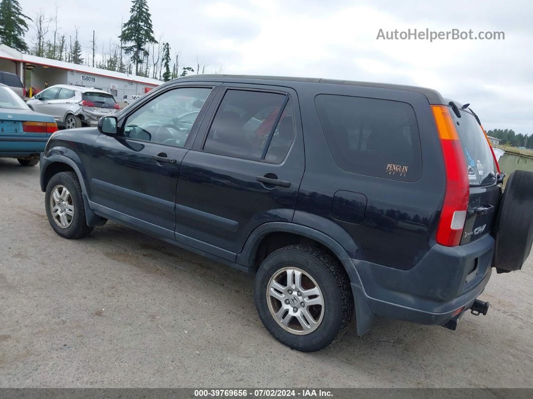 2004 Honda Cr-v Ex Black vin: JHLRD78804C050032