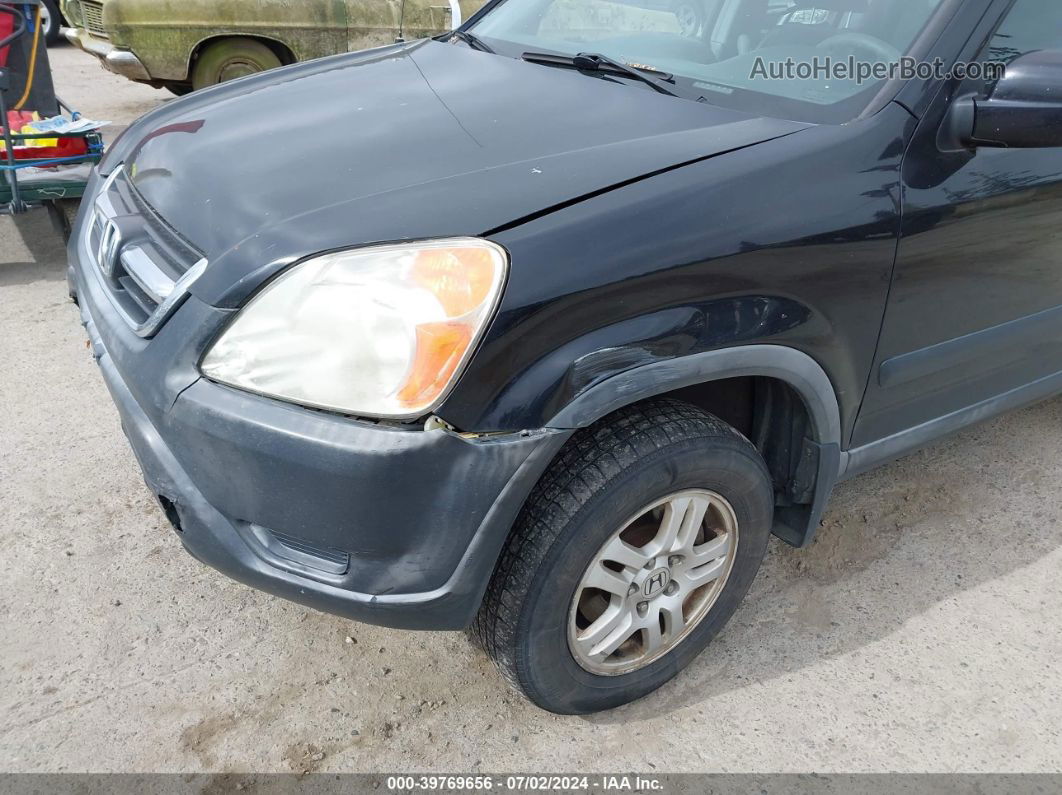 2004 Honda Cr-v Ex Black vin: JHLRD78804C050032