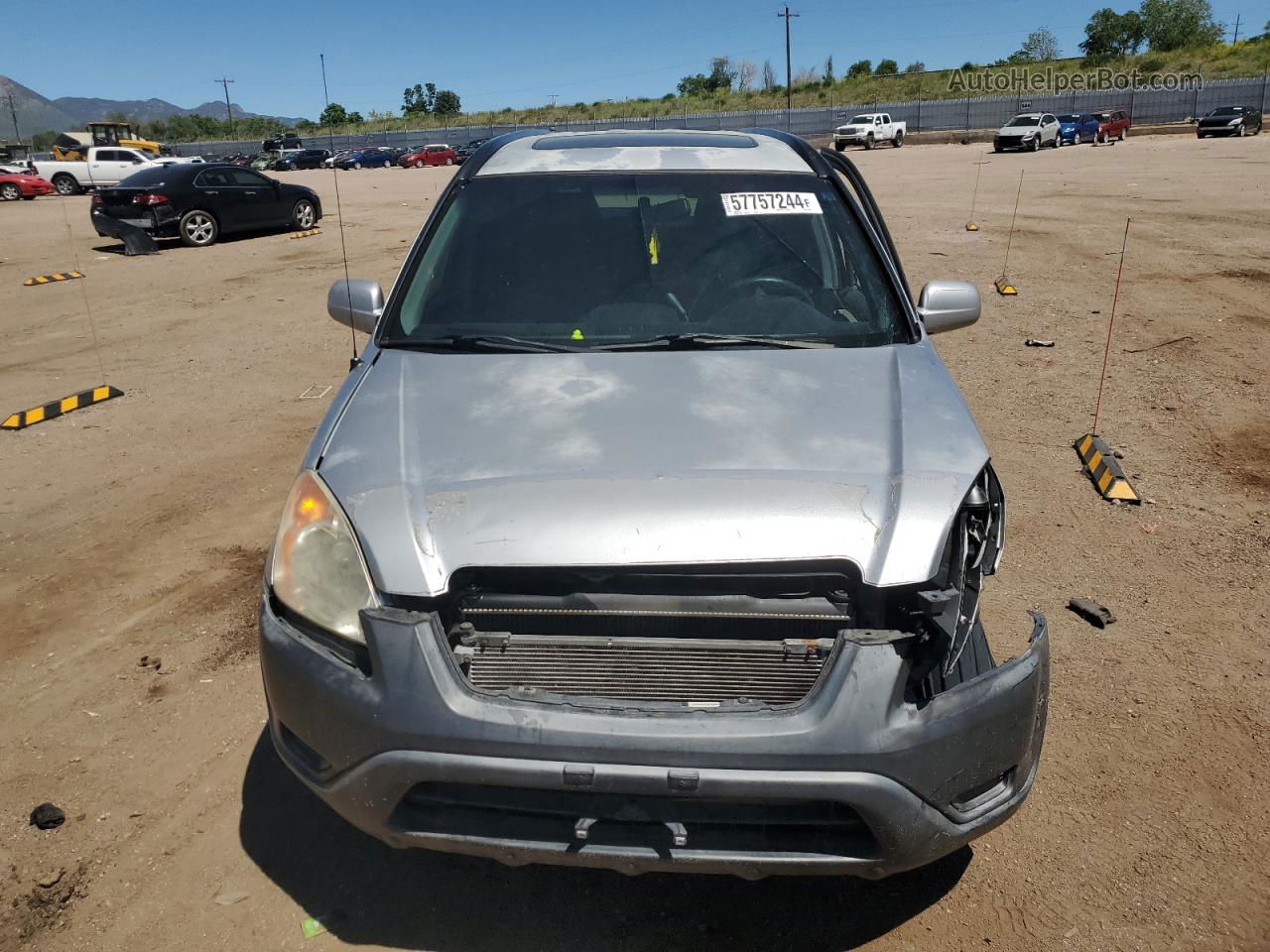 2004 Honda Cr-v Ex Silver vin: JHLRD78814C018674