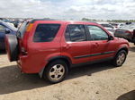 2004 Honda Cr-v Ex Red vin: JHLRD78814C030646