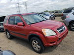 2004 Honda Cr-v Ex Red vin: JHLRD78814C030646