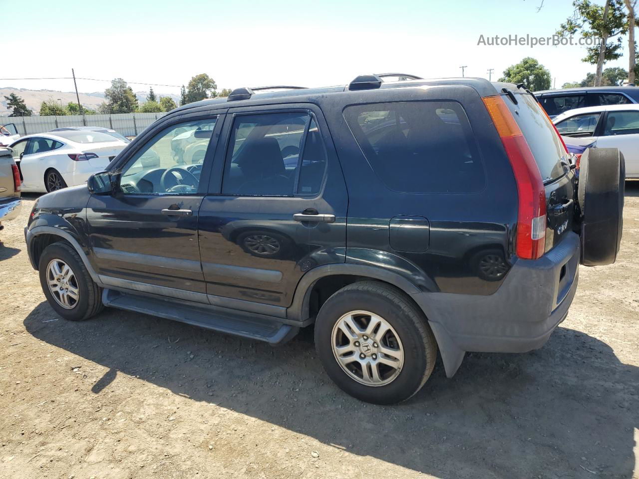 2004 Honda Cr-v Ex Black vin: JHLRD78814C033918