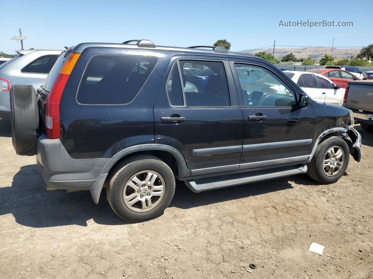 2004 Honda Cr-v Ex Black vin: JHLRD78814C033918