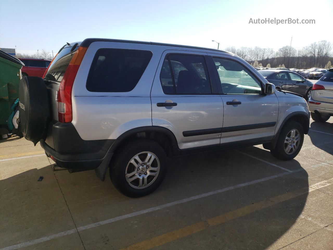 2004 Honda Cr-v Ex Silver vin: JHLRD78814C034535