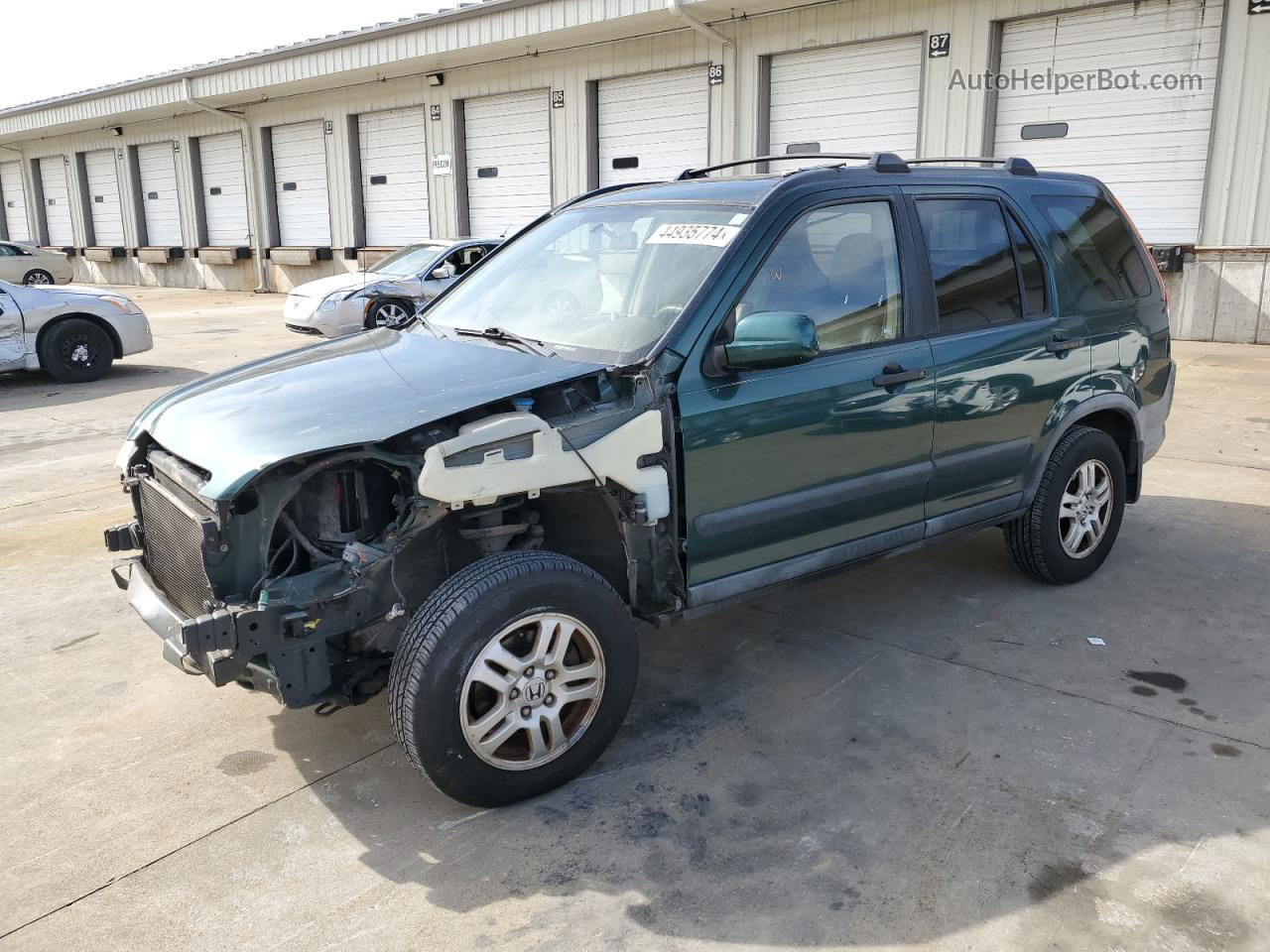 2004 Honda Cr-v Ex Зеленый vin: JHLRD78814C050234