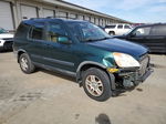 2004 Honda Cr-v Ex Green vin: JHLRD78814C050234