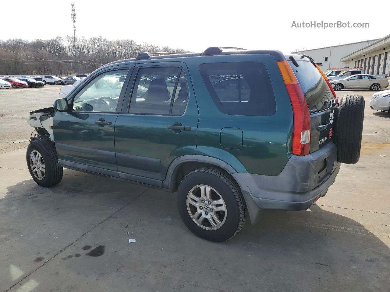 2004 Honda Cr-v Ex Зеленый vin: JHLRD78814C050234